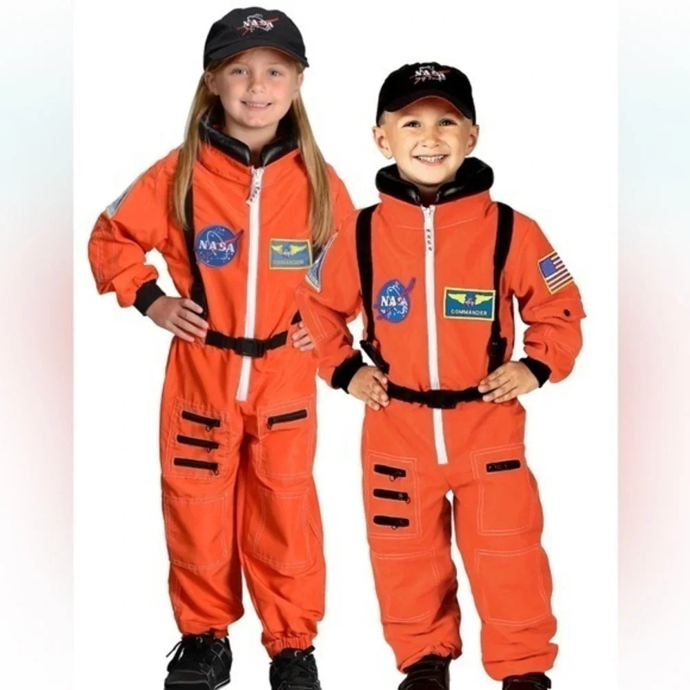 Astronaut Suit Nasa Commander  Astronaut Costume Child Sz 2-3 Halloween Costume